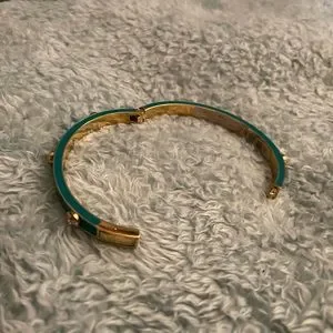 Henri Bendel Vibrant Green and Yellow Hair Bangle henri bendel | Accessories | Henri Bendel Gold Plated  main image 2